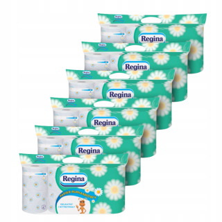 Toaletný papier Regina s vôňou harmančeka - Balenie 48 roliek